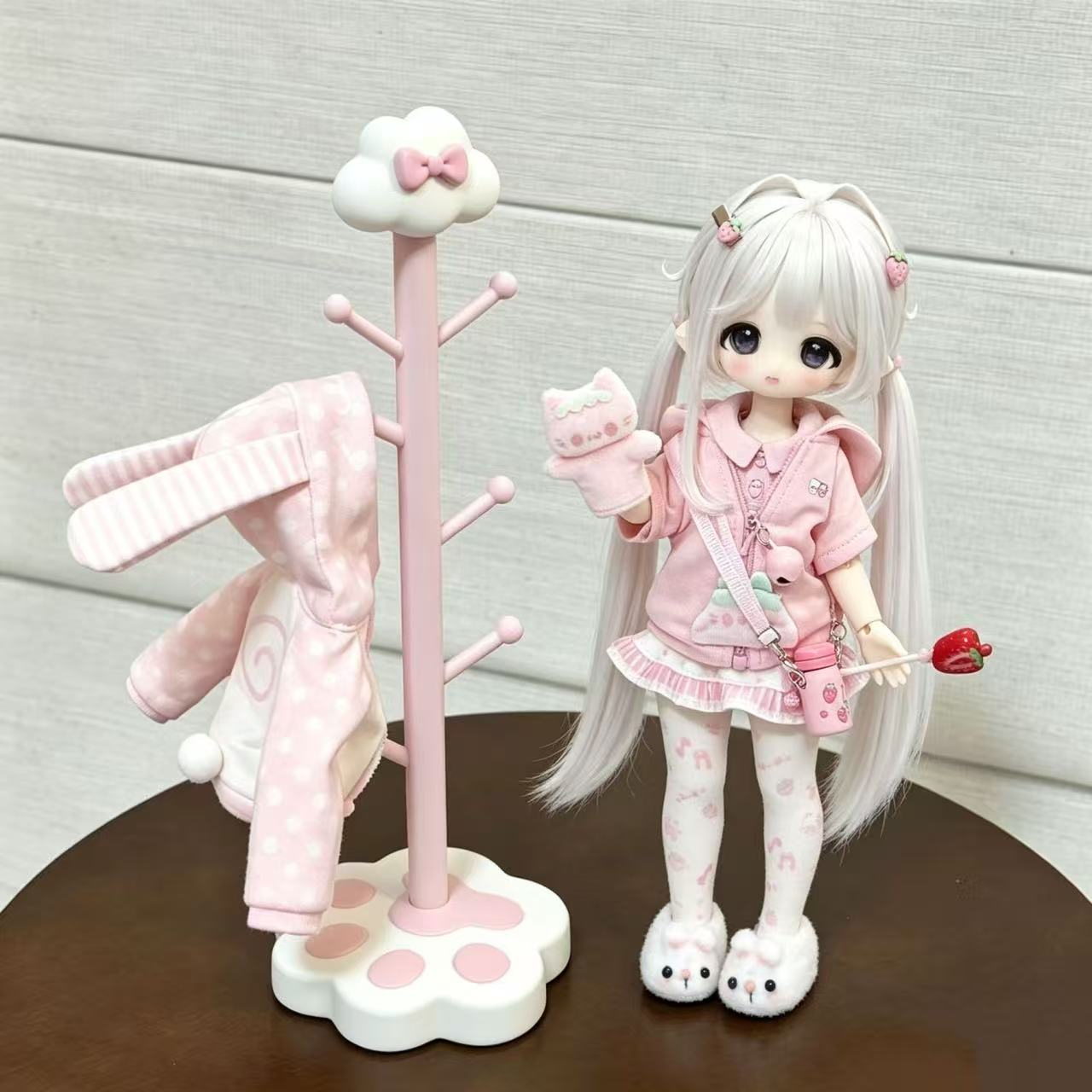 Resin Art Baby - Kawaii InsCat Paw Base Floor-Standing Korean-Style