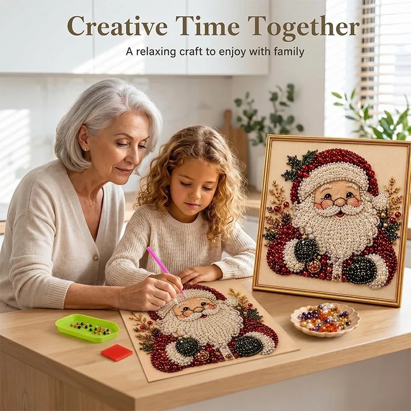 Christmas Pearl Diamond Painti - Resin Art Wallpaper ulasan dan harga