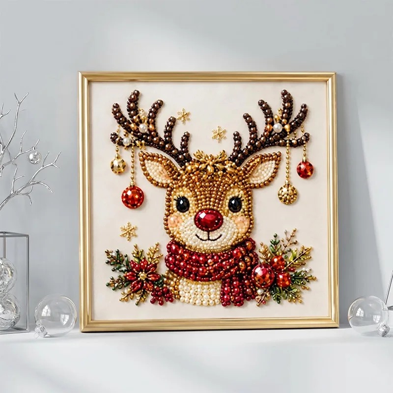 Christmas Pearl Diamond Painti - Resin Art Wallpaper ulasan dan harga