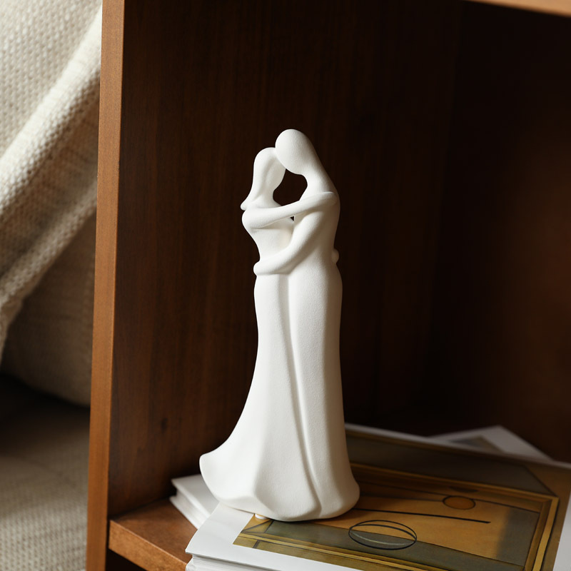 Ceramic Couple Art Ornament Ho - Resin Art Wedding Gift ulasan dan harga