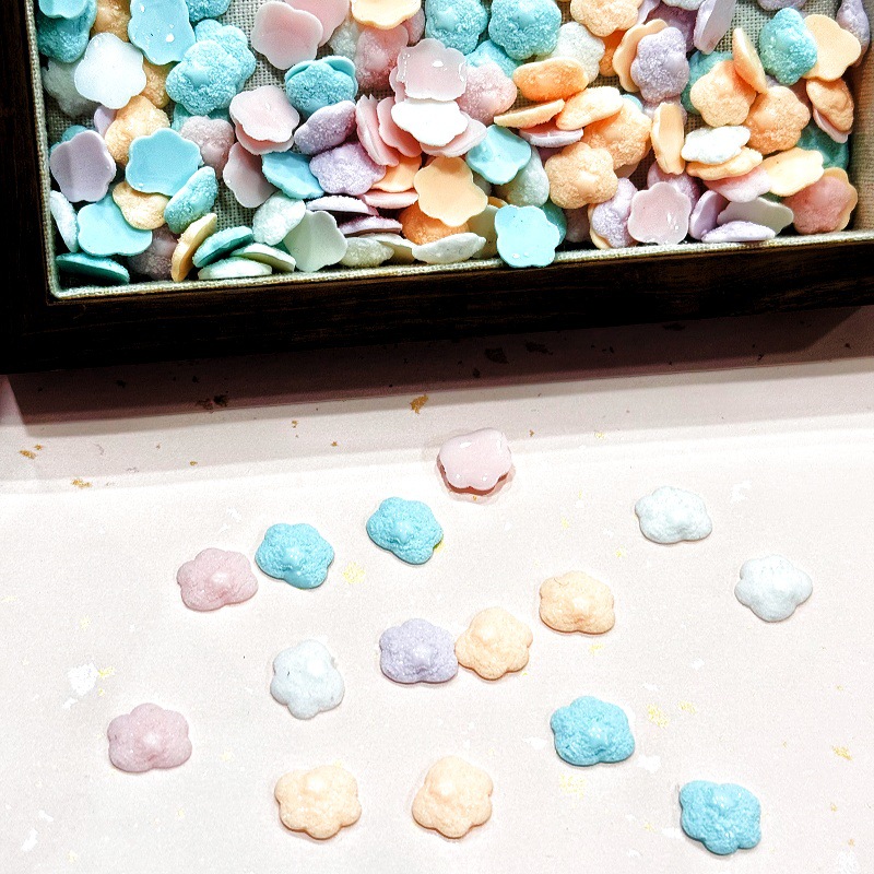 50Pcs 11X10.5mm Mini Sugar Clo - Resin Art Case ulasan dan harga